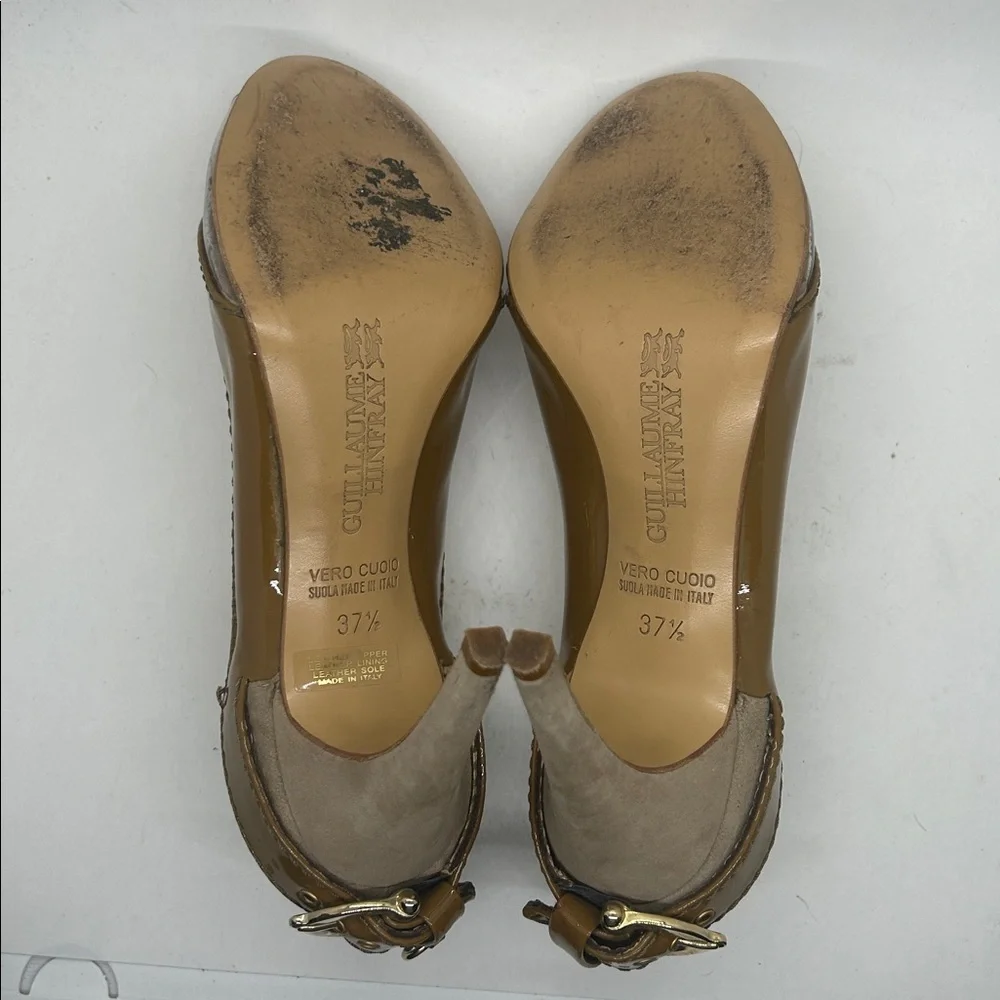 Guillaume Hinfray Sexy Vintage Suede Stiletto Heels Shoes **Size 37.5/US 7.5**🔥🔥 - Picture 10 of 12